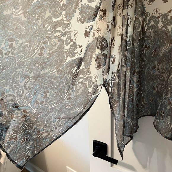 Daniel Rainn Women’s Kimono – XS/S | Paisley Print Duster - Picture 9 of 9